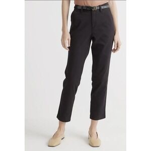 Quince Stretch Cotton Twill Girlfriend Chino Pants Size 32  Black‎ New